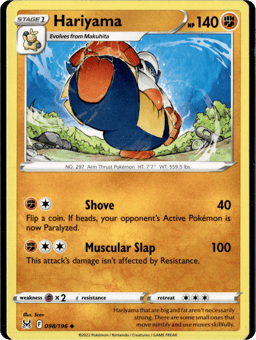 2022 Hariyama #98 Lost Origin