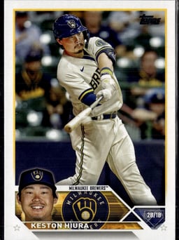 2023 Keston Hiura #104 Topps