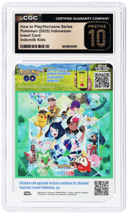 2024 Pokemon Horizons Indomilk Kids Indonesian Good Day Coffee How To Play/Horizons Series # CGC PRI