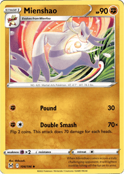 2022 Mienshao #104 Lost Origin