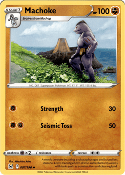2022 Machoke #87 Lost Origin