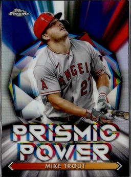 2021 Mike Trout #PP-2 Topps Chrome Prismic Power