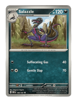 2023 Salazzle #140 Obsidian Flames
