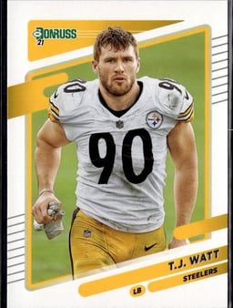 2021 T. J. Watt #22 Donruss