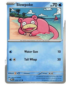 2025 Slowpoke #18 Prismatic Evolutions