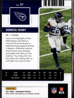 2021 Derrick Henry #97 Contenders