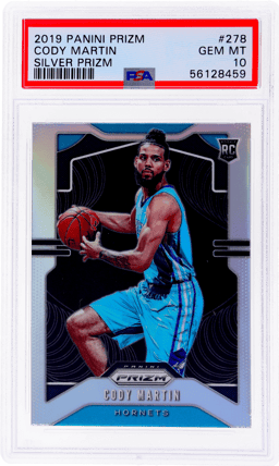 2019 Panini Prizm Silver Prizm Cody Martin #278 PSA 10