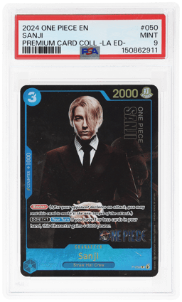 2024 One Piece Premium Card Collection Live Action Edition Sanji #P050 PSA 9