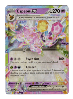 2025 Espeon ex #34 Prismatic Evolutions