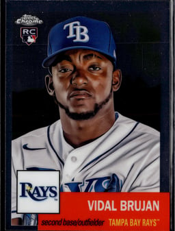2022 Vidal Brujan #32 Topps Chrome Platinum Anniversary