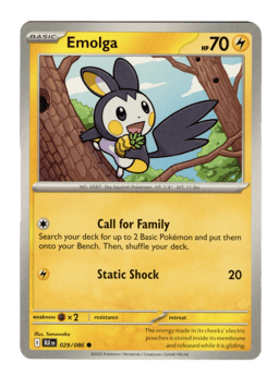 2025 Emolga #29 Black Bolt