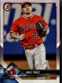 2018 Mike Trout #1 Bowman