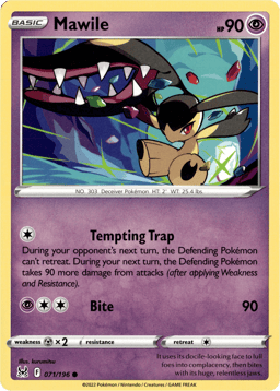 2022 Mawile #71 Lost Origin