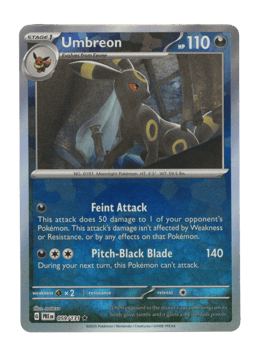 2025 Umbreon  (Poke Ball)  #59 Prismatic Evolutions