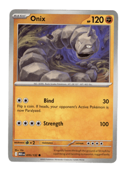 2025 Onix #70 Mega Evolution
