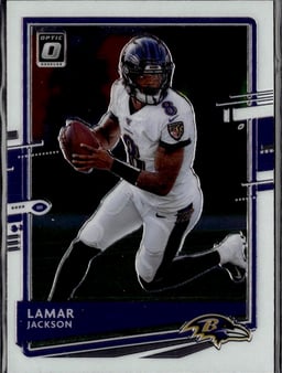 2020 Lamar Jackson #11 Donruss Optic