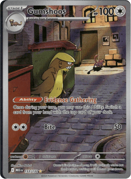 2025 Gumshoos #153 Mega Evolution