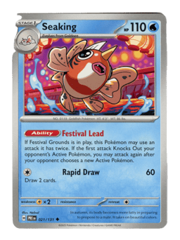 2025 Seaking #21 Prismatic Evolutions