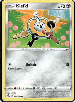 2021 Klefki #186 Fusion Strike