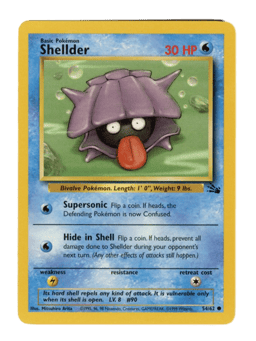 1999 Shellder #54 Fossil Unlimited