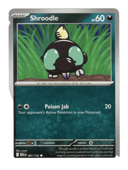2025 Shroodle #91 Mega Evolution