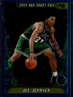 2001 Joe Johnson #10 Topps Chrome