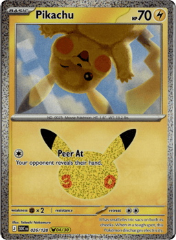 2026 Pikachu #26 30th Celebration