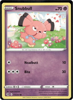 2021 Snubbull #115 Fusion Strike