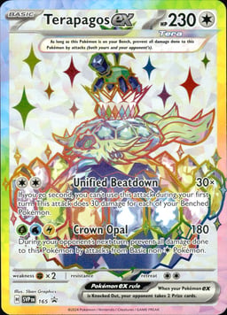 2023 Terapagos ex #165 Scarlet & Violet Black Star Promos