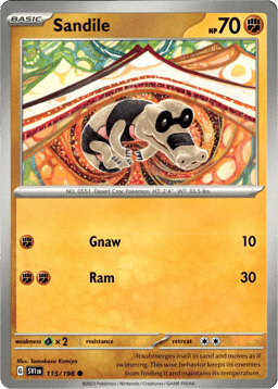 2023 Sandile #115 Scarlet & Violet