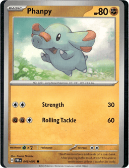 2024 Phanpy #48 Paldean Fates
