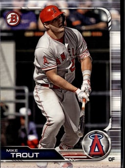 2019 Mike Trout #1 Bowman