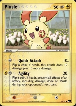 2004 Plusle #13 POP Series 1