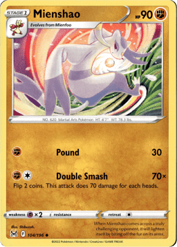 2022 Mienshao #104 Lost Origin