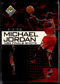 1998 Michael Jordan #6 UD Choice Preview NBA Finals Shot