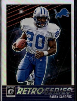 2021 Barry Sanders #RS-BS Donruss Optic Retro Series