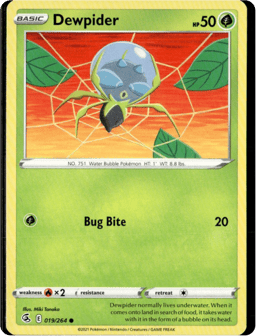 2021 Dewpider #19 Fusion Strike
