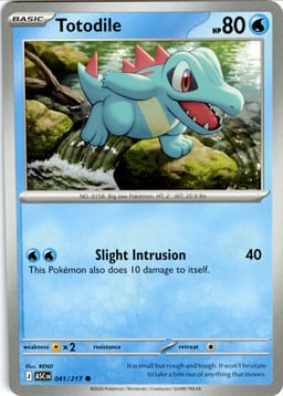 2026 Totodile #41 Ascended Heroes