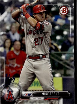 2017 Mike Trout #100 Bowman