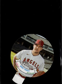 2021 Mike Trout #2 of 25 Heritage Baseball Stars Bubble Gum