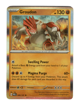 2025 Groudon #49 Prismatic Evolutions