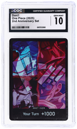 2025 One Piece 2nd Anniversary Set Don Card CGC 10