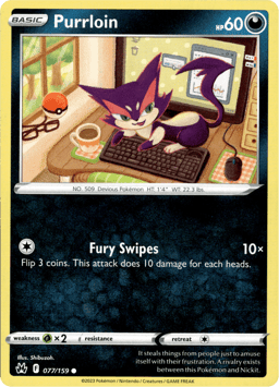 2023 Purrloin #77 Crown Zenith