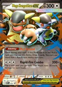 2025 Mega Kangaskhan ex #25 Mega Evolution Black Star Promos