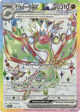2024 Flygon ex #222 Surging Sparks