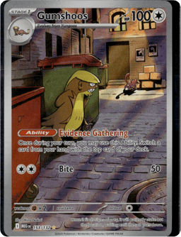2025 Gumshoos #153 Mega Evolution