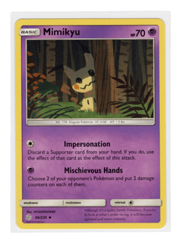 2019 Mimikyu #96 Cosmic Eclipse