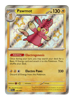 2024 Pawmot #144 Paldean Fates