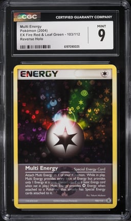 2004 Pokemon EX Fire Red & Leaf Green Reverse Holo Multi Energy #103 CGC 9 MINT