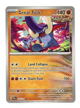 2025 Great Tusk #55 Prismatic Evolutions